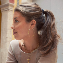 Load image into Gallery viewer, Jo Large Hoop Earrings 55 mm Stainless Steel