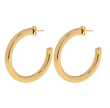 Load image into Gallery viewer, Elianna Large Statement Hoop Earrings Stainless Steel
