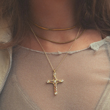 Load image into Gallery viewer, Azura Crystal Cross Necklace