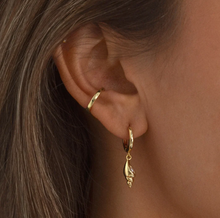 Load image into Gallery viewer, Rafi Seashell Hoop Earrings