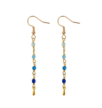 Load image into Gallery viewer, Jasper Bead Earrings Stainless Steel