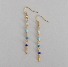 Load image into Gallery viewer, Jasper Bead Earrings Stainless Steel