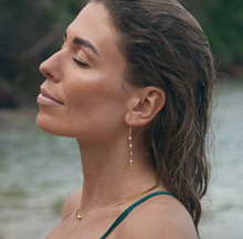 Load image into Gallery viewer, Jasper Bead Earrings Stainless Steel