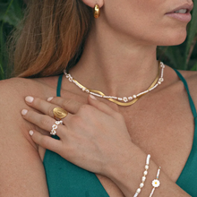 Load image into Gallery viewer, Elsa Flower Bead Ring