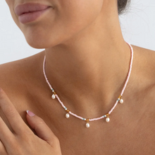 Load image into Gallery viewer, Fanny Pearl and Colorful Bead Summer Necklace