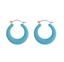 Load image into Gallery viewer, Donna Plastic Hoop Earrings