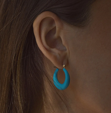 Load image into Gallery viewer, Donna Plastic Hoop Earrings