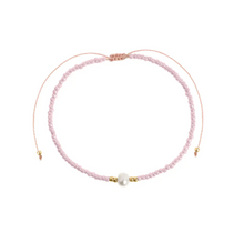 Load image into Gallery viewer, Alba Bead with Pearl Macrame Bracelet