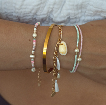 Load image into Gallery viewer, Alba Bead with Pearl Macrame Bracelet