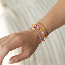 Load image into Gallery viewer, Alba Bead with Pearl Macrame Bracelet