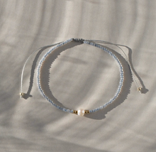 Load image into Gallery viewer, Alba Bead with Pearl Macrame Bracelet