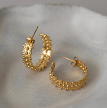 Load image into Gallery viewer, Rumi Bohemic Hoop Earrings Stainless Steel