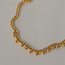 Load image into Gallery viewer, Saffron Oriental Bead Link Necklace Stainless Steel
