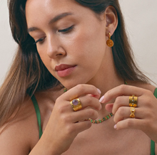 Load image into Gallery viewer, Eshma Vintage Stone Ring Stainless Steel