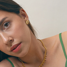 Load image into Gallery viewer, Soleil Shining Sun Stud Earrings Stainless Steel