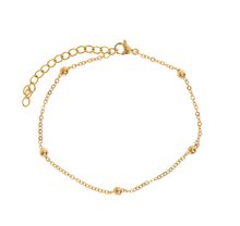 Load image into Gallery viewer, Heather Bohemic Minimalistic Ball Chain Bracelet Stainless Steel
