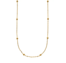 Load image into Gallery viewer, Heather Bohemic Minimalistic Ball Chain Necklace Stainless Steel