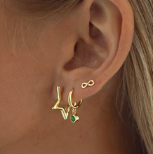 Load image into Gallery viewer, Winona Star Hoop Earrings