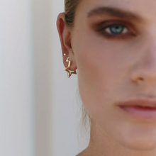 Load image into Gallery viewer, Winona Star Hoop Earrings