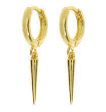 Load image into Gallery viewer, Nyah Spike Hoop Earrings