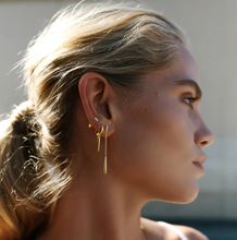 Load image into Gallery viewer, Nyah Spike Hoop Earrings