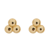 Load image into Gallery viewer, Agnes 3 Balls Small Stud Earrings