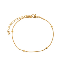 Load image into Gallery viewer, Isabella Snake Ball Chain Bracelet Stainless Steel