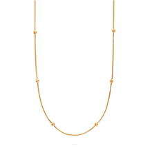 Load image into Gallery viewer, Isabella Snake Ball Chain Necklace Stainless Steel