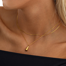 Load image into Gallery viewer, Skylar Drop Pendant Necklace Stainless Steel