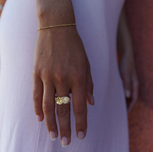 Load image into Gallery viewer, Elizha Chunky Adjustable Organic Statement Ring