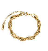 Load image into Gallery viewer, Alexis Chunky Statement Chain Bracelet Stainless Steel