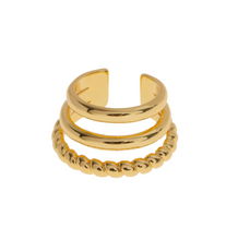 Load image into Gallery viewer, Aylani Wide Layered Ear Cuff