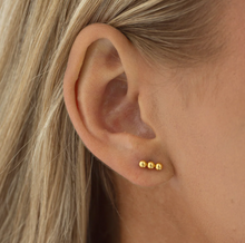 Load image into Gallery viewer, Emma 3 Dots Minimalistic Stud Earrings Stainless Steel