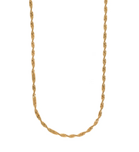 Load image into Gallery viewer, Alex Twisted Snake Chain Necklace Stainless Steel