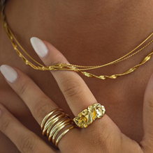 Load image into Gallery viewer, Alex Twisted Snake Chain Necklace Stainless Steel