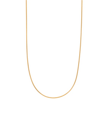 Load image into Gallery viewer, Onyx Slim Chain Necklace Stainless Steel