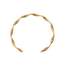Load image into Gallery viewer, Juniper Wavy Twisted Bangle Bracelet Stainless Steel