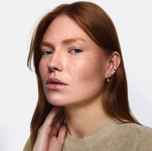 Load image into Gallery viewer, Lupine Flower with Crystal Stud Earrings