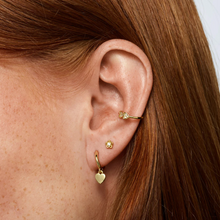 Load image into Gallery viewer, Lupine Flower with Crystal Stud Earrings