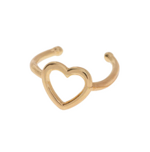 Load image into Gallery viewer, Sarah Heart Outline Ear Cuff