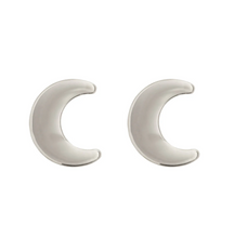 Load image into Gallery viewer, Mika Small Moon Stud Earrings