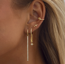 Load image into Gallery viewer, Joey Crystal Lightning Stud Earrings