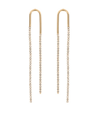 Load image into Gallery viewer, Valentina Crystal Dangling Party Stud Earrings