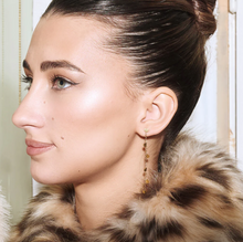 Load image into Gallery viewer, Solana Heart Chain Stud Earrings Stainless Steel