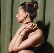 Load image into Gallery viewer, Vilma Crystal Hoop Earrings Stainless Steel