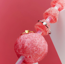 Load image into Gallery viewer, Stina Dainty Heart Adjustable Ring Stainless Steel