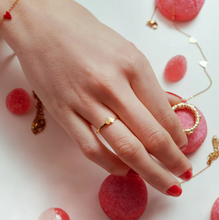 Load image into Gallery viewer, Stina Dainty Heart Adjustable Ring Stainless Steel