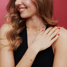 Load image into Gallery viewer, Linnea Heart Chain Bracelet Stainless Steel