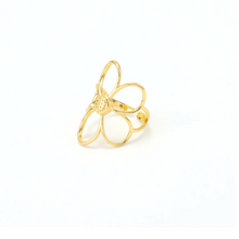 Load image into Gallery viewer, Lucky Outline Flower Ring