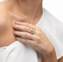 Load image into Gallery viewer, Lucky Outline Flower Ring